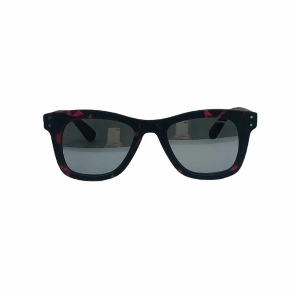 New KOMONO Allen Matte Beetroot Tortoise Sunglasses